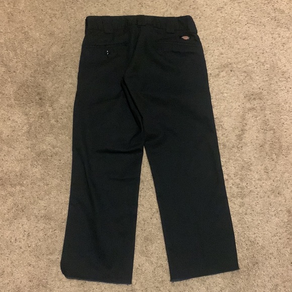 Mens Black Dickies waist 30 - Picture 2 of 5